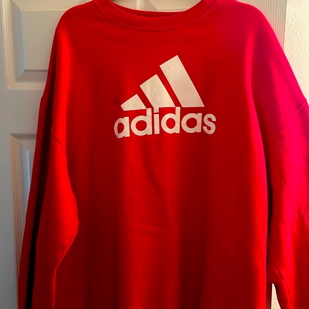 Beautiful double XL red Adidas sweatshirt